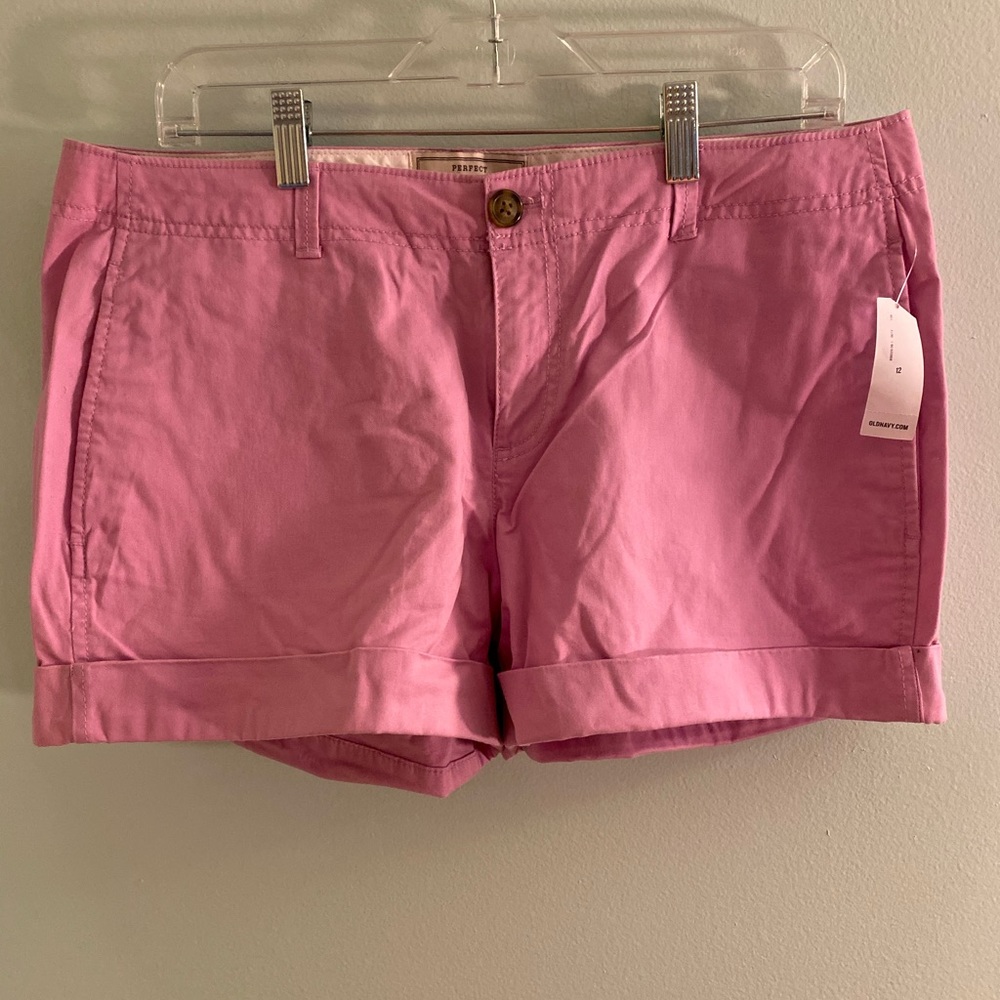 NWT Old Navy purple khaki shorts